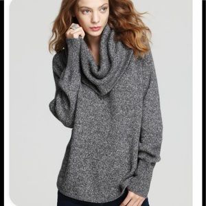 Joie Sweater - Wesley Marble Knit Cowl Nec…